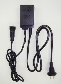 LED用コントローラー付プラグコード（黒）