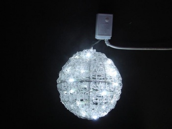 L3D324W LEDクリスタルボールライト85cm白色