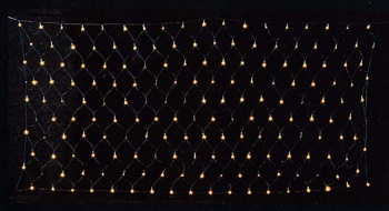 PALI-61143 耐水180球広角型LEDシャンペーンネットライト/ブラックコード（パワーコード/コネクター付）  