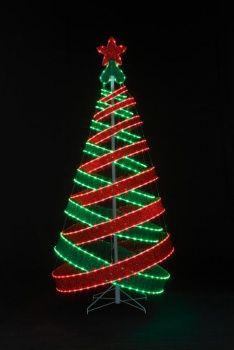 SMDスパイラルツリー90cm(レッド&グリーン) | LEDタワーツリーライト