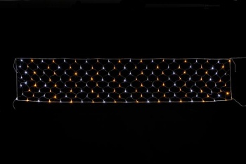 LEDハーフネットライト（ゴールド&ホワイト）