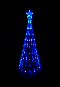 WG-1319BL　 LEDコーンツリー150cm（ブルー）