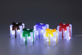 WG-23467 LEDクリスタルモチーフプレゼントBOXES | LED（立体）ライト 