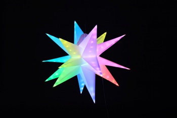 KT-3799 APPスマートLED80cmスターバーストハンギングボール/クリスマスイルミネーション販売ショップ