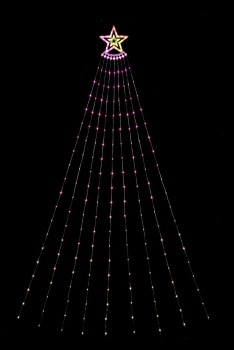 WG-25337　 LEDスターナイアガラライト（スペシャルマルチ）/クリスマスイルミネーション販売ショップ