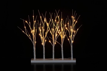 WG-25410　LED5連ホワイトブランチツリー/クリスマスイルミネーション販売ショップ